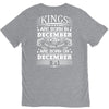 Real Kings Are Born On December 27 V-Neck Tee
