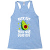 rock out with your guac out Racerback Tank