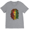 rasta lion V-Neck Tee