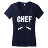 chef Women's V-Neck T-Shirt