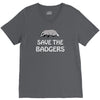 save the badgers V-Neck Tee