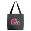 quebec nordiques Tote Bags