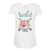 Wild One Maternity Scoop Neck T-shirt