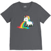 where rainbows come from (green) V-Neck Tee