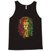 new! men's rasta vibe lion Tank Top