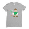 breaking bricks Ladies Fitted T-Shirt