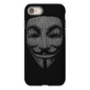 v for vendetta mask guy fawkes cool girls womens cotton t shirt dw01 iPhone 8 Case