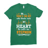 There's This Boy Who Stole My Heart He Calls Me Stepmom Ladies Fitted T-Shirt