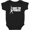 he man 80s retro cartoon cool funky Baby Bodysuit