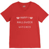 happy halloween witches V-Neck Tee