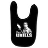 bear grills  funny Baby Bibs