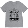 I Am One Blessed Father V-Neck Tee