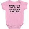 Naruto Hinata Sasuke Sakura T-Shirt Baby Bodysuit