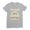 grumpy old crane operator Ladies Fitted T-Shirt