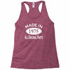 made in 1975 mens 40th birthday Racerback Tank