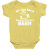 christmas shirt it's the most wonderful time for beer funny Baby Onesie