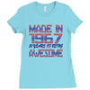 made in 1967 50 years of being awesome Ladies Fitted T-Shirt