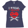 i steal heart valentin day Ladies Fitted T-Shirt