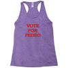 vote for pedro ringer t shirt napoleon dynamite ninja skills Racerback Tank