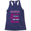 Grandma Was Created Because Need Real Heroes Racerback Tank