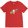 smoke and father V-Neck Tee