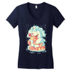 polar bear Women's V-Neck T-Shirt