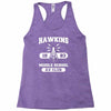 hawking av club middle school Racerback Tank
