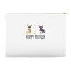 happy meowr Accessory Pouches
