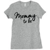 mommy to be Ladies Fitted T-Shirt