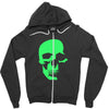 awesome neon green Zipper Hoodie