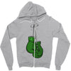 liver cancer boxing glover Zipper Hoodie