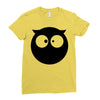 ghost burung Ladies Fitted T-Shirt