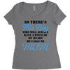 So There's This Boy Who Will Always Have A Piece Of My Heart He Calls Women's Triblend Scoop T-shirt