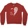 half of my heart is in heaven with my angel Crewneck Sweatshirt