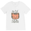 my cat is on the internet V-Neck Tee
