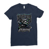 black bood Ladies Fitted T-Shirt
