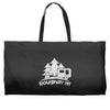 roughin' it roughing trailer camping camp Weekender Totes