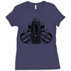 old schol Ladies Fitted T-Shirt