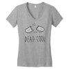 skateboard Women's V-Neck T-Shirt