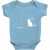 black cat magic Baby Onesie