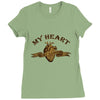 My Heart (a230) Ladies Fitted T-Shirt