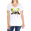 halloween face Ladies Curvy T-Shirt