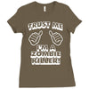 trust me i'm a zombie killer Ladies Fitted T-Shirt