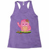 mrs yetti and her poops Racerback Tank