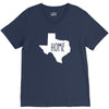 home texas outline V-Neck Tee