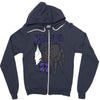 shelob's web Zipper Hoodie