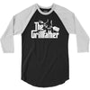 the grillfather  funny bbq 3/4 Sleeve Shirt