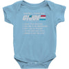 life lessons from g.i Baby Onesie