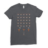 space ni invaders Ladies Fitted T-Shirt