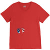 4th of July Baby Foot V-Neck Tee